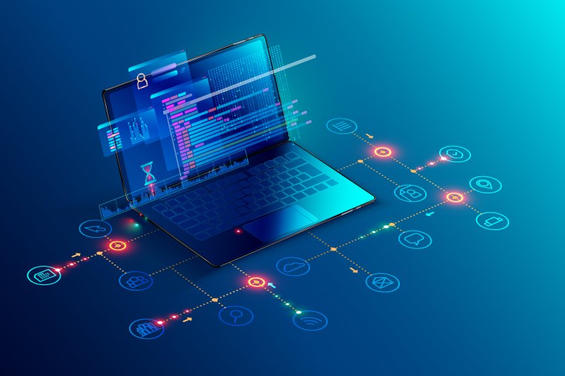 Illustration of connected application interfaces
